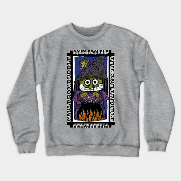 Tiki Witch Crewneck Sweatshirt by Grafenroda